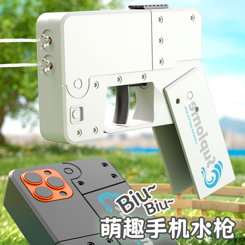 Scherzo per bambini con acqua sul cellulare, ottima qualità, gioco con pistola sul cellulare per bambini